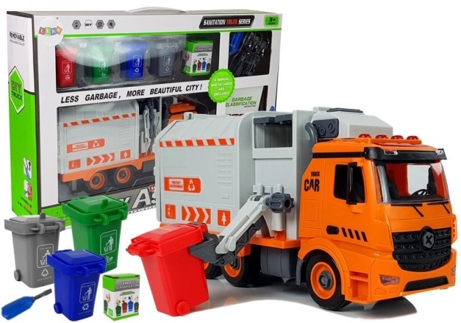 Mașină DIY de gunoi cu sortare deșeuri