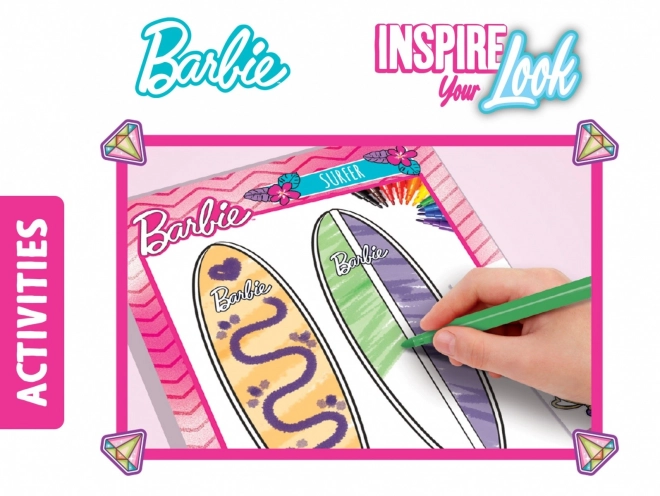 caiet de schițe Barbie inspiră-ți aspectul