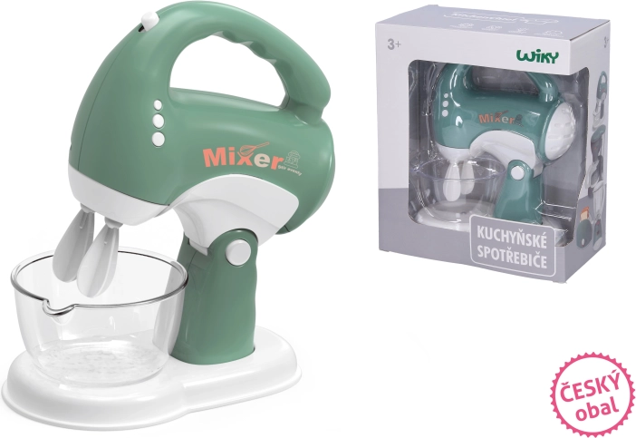 Mixer pentru copii cu efecte luminoase și sonore, 16 cm, ambalaj în limba cehă