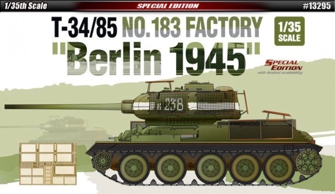 Model tanc T-34/85 fabrica nr.183 Berlin 1945