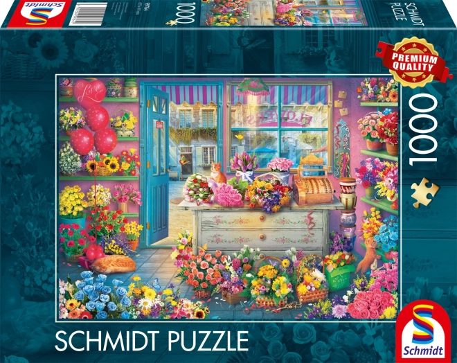 Puzzle Schmidt florăria colorată 1000 de piese