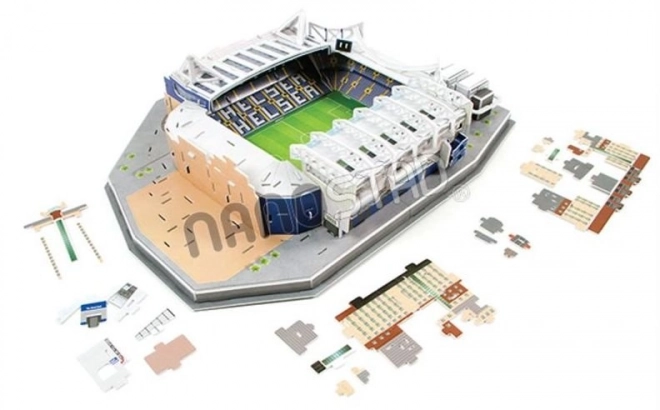 Puzzle 3D stadion Stamford Bridge FC Chelsea