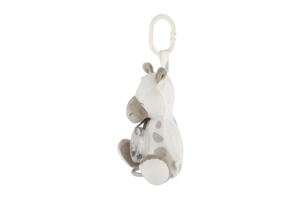 Pozytywka Girafă 18 cm șar albă