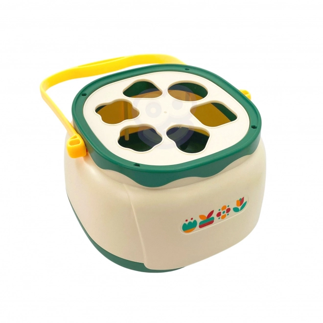Woopie coș cu flori sorter și împletitor educativ pentru copii