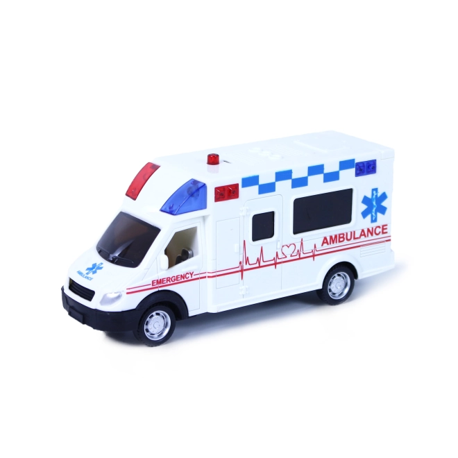 Lumini și sunete ca o ambulanță adevărată