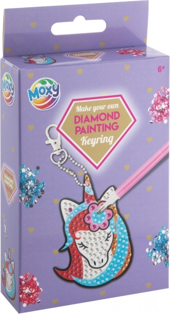Pictură cu diamante – pandantiv Unicorn