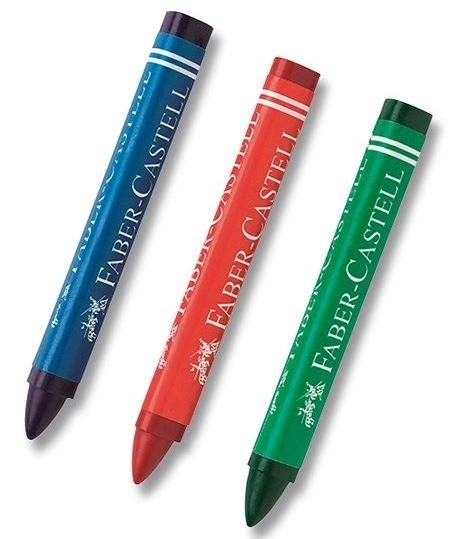 Voskovite triunghiulare Faber-Castell set 12 culori