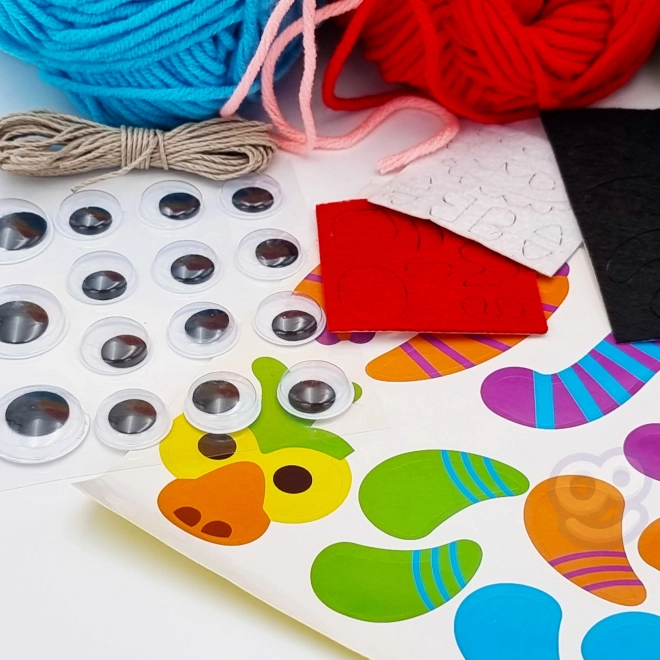 Set creativ pentru realizarea de monștri din pompoane - Woopie Art&Fun