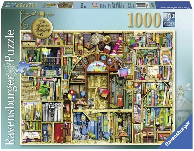 Puzzle Bizarnă Bibliotecă 2, 1000 piese