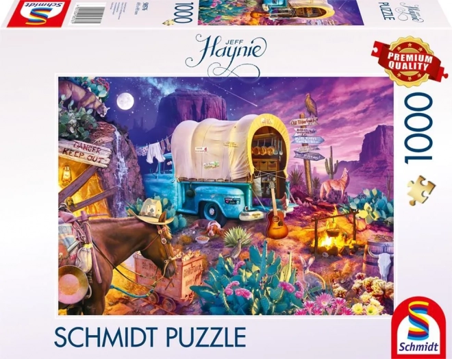 Puzzle Camping în Vestul Sălbatic