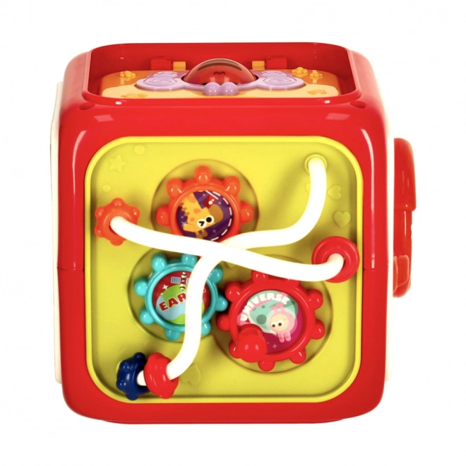 Cub educativ interactiv 6 în 1 Bibi-inn roz