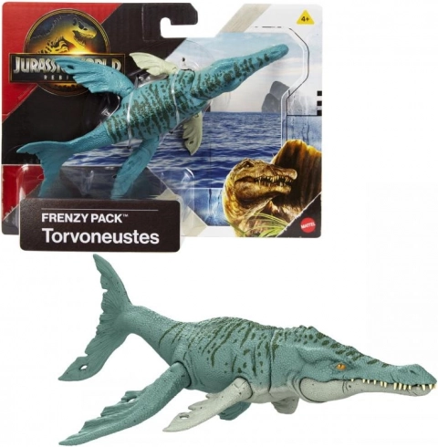 Figurină JURASSIC WORLD Rebirth – Edmontonia, dinozaur sălbatic