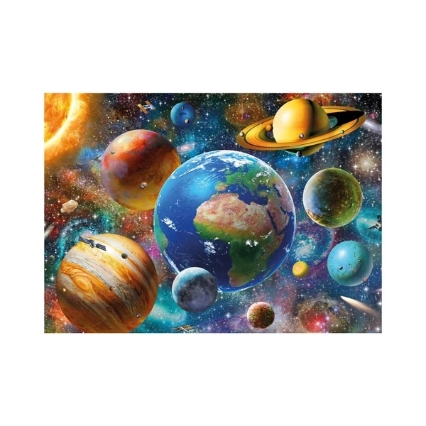 Puzzle luminescent Dino Planete 1000 piese