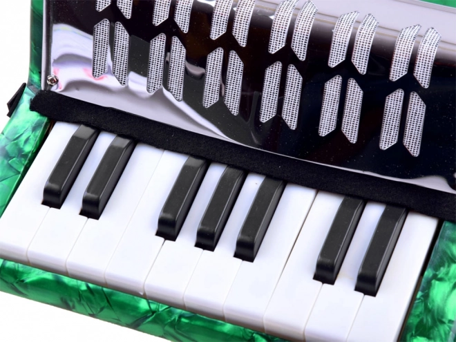 Mare acordeon muzical pentru copii Harmonia – Verde