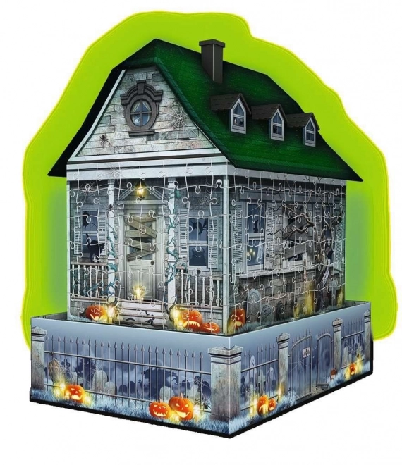 Puzzle 3D Casa Bântuită Luminoasă 216 Piese