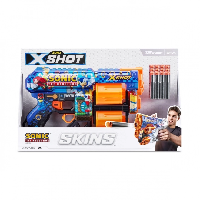 Blaster X-Shot Skins inspirat de Sonic the Hedgehog