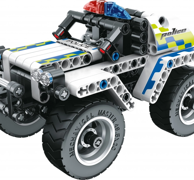 Set de construcție mașină de poliție 16 cm