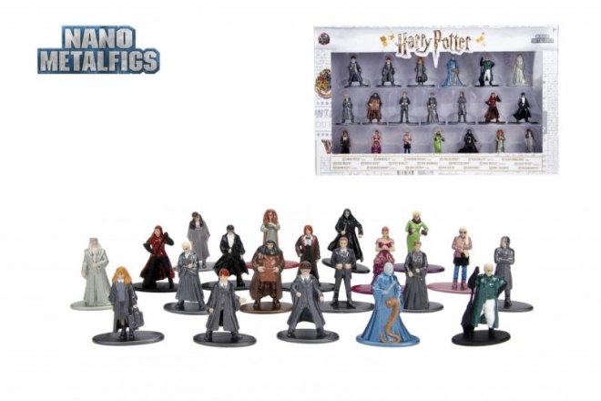 Figurine nano metalice colecționabile Harry Potter, set 20 bucăți