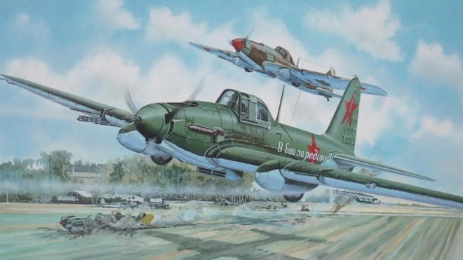 Model avion ILJUŠIN IL 2 la scară 1:72