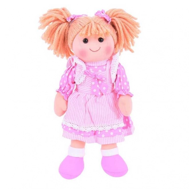 păpușa de pânză Anna de la Bigjigs Toys 34 cm