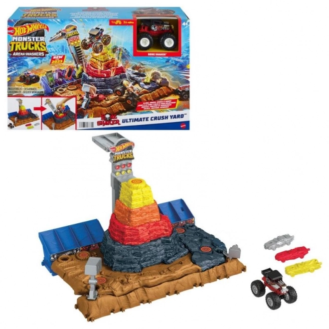 Hot wheels monster trucks aréna: finală bone shaker