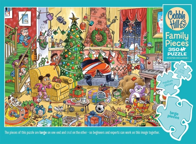 Puzzle de familie Chytání Santy 350 piese