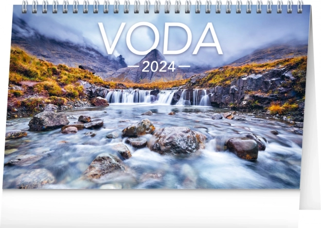 Calendar de birou Apă 2024