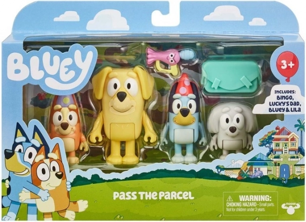 Set figurine Bluey 4-pack