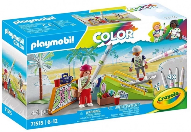 Set figurine playmobil Skatepark