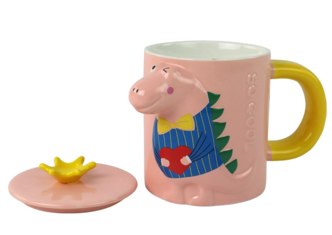 Motiv 3D jucăuș cu dinozaur
