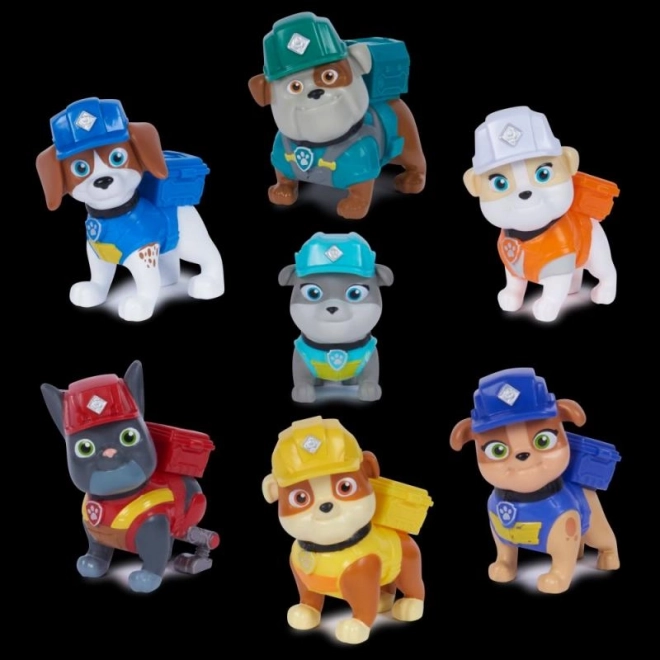 Figurine Rubble și Echipa lui - Set 7 Piese Psi Patrol