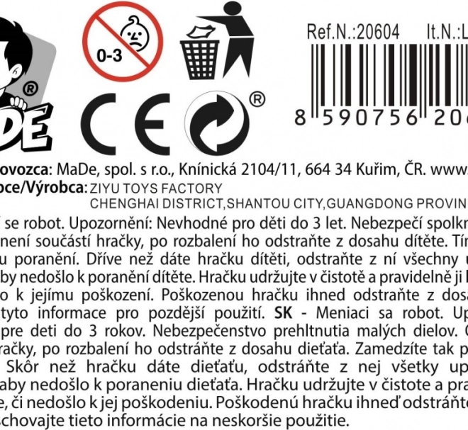 Robot transformabil în mașină pentru copii