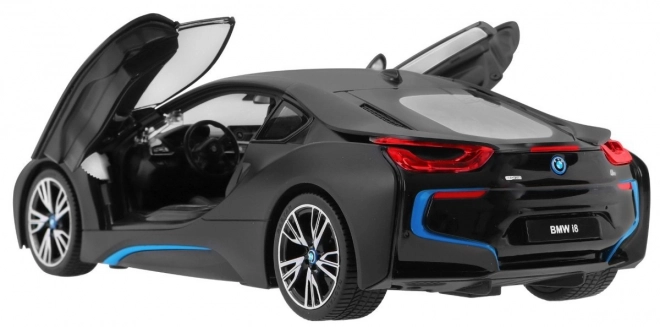 BMW i8 negru RASTAR 1:14 auto cu telecomandă + telecomandă 2,4 GHz
