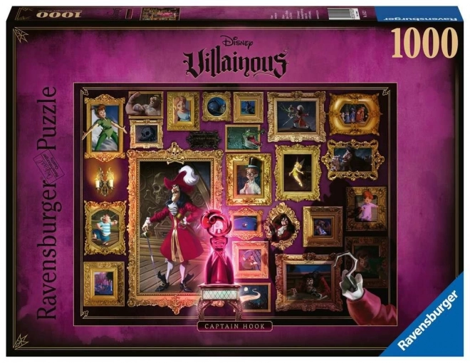 Puzzle Ravensburger Villainous: Căpitanul Hook 1000 de piese