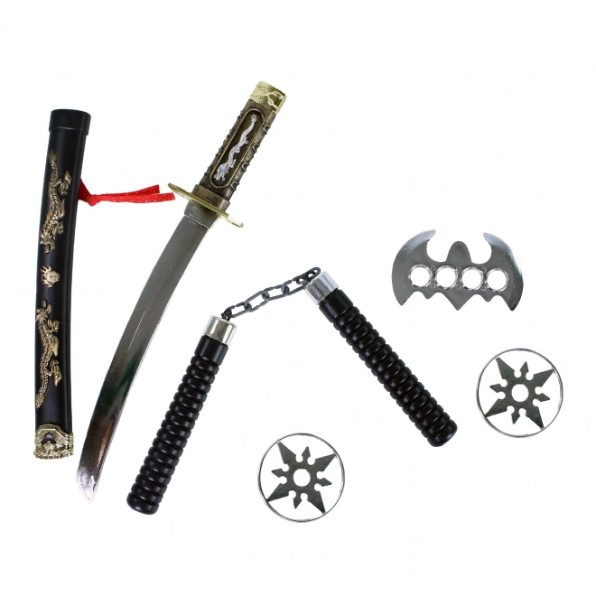 Katana japoneză cu accesorii