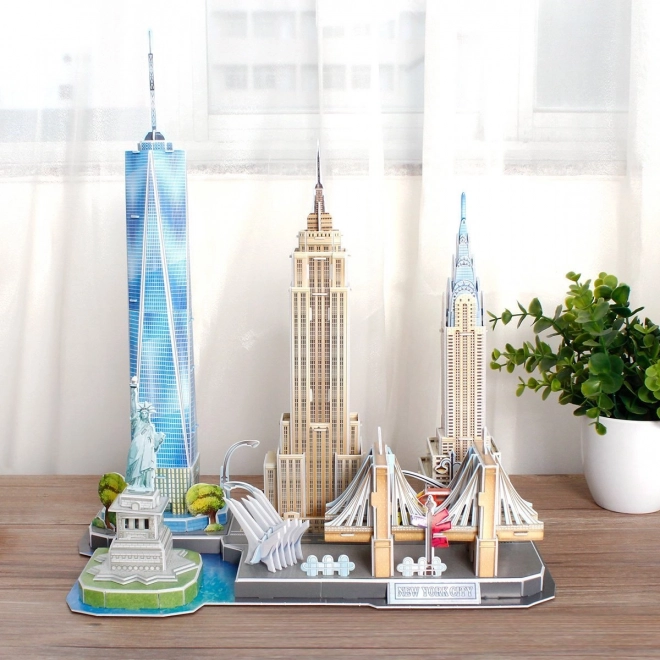 Puzzle 3D Linia Orasului New York