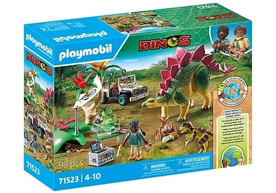 Set de figurine Dinozauri - Tabăra de cercetare PLAYMOBIL