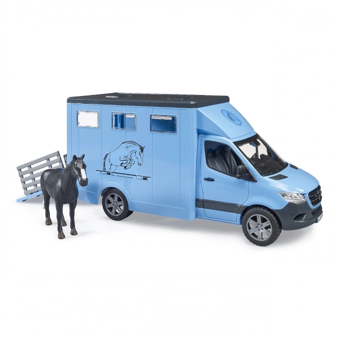 transportor de animale MB Sprinter cu figurină cal