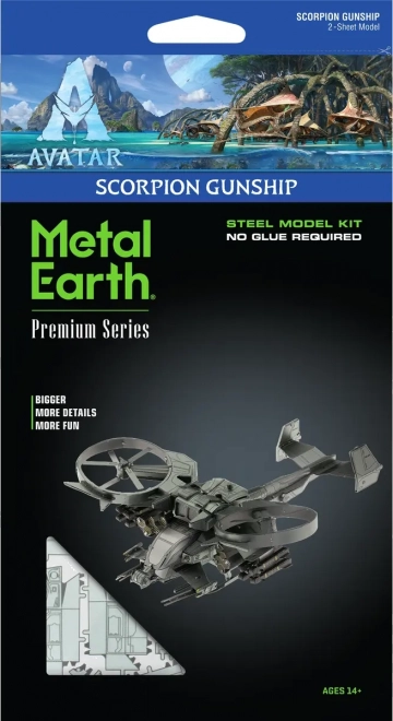 Puzzel 3D Premium Metal Earth: Scorpion Gunship Avatar