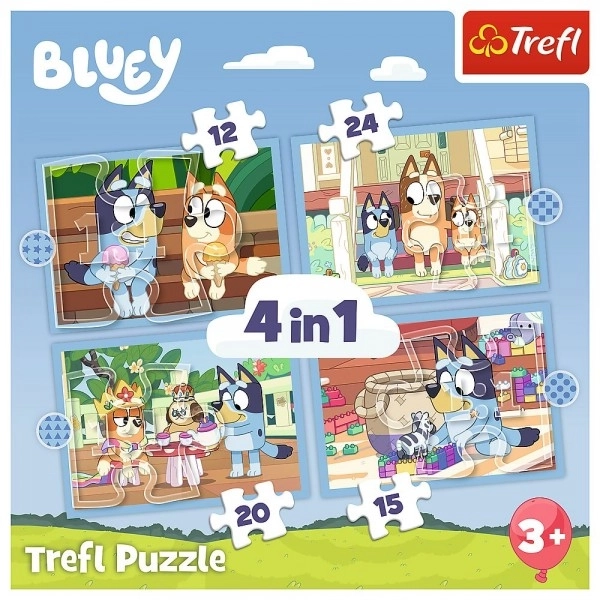 Puzzle diverse Bluey și lumea