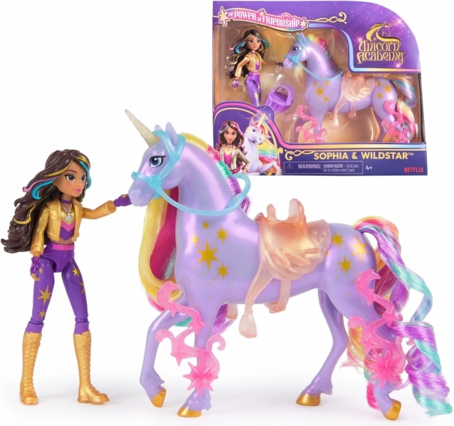 Set figurine Academia Unicornihilor Păpuși mici Sophia/Gwiazda