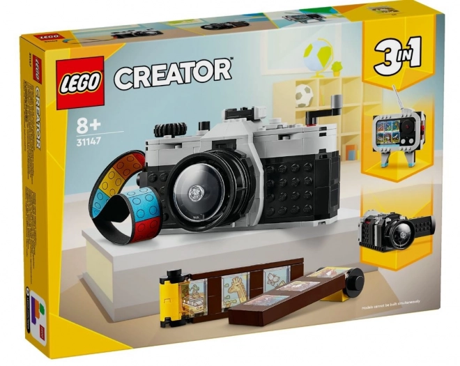 aparat retro 3 în 1 lego creator