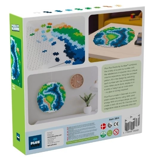 Puzzle Plus-Plus după numere - Pământ 800 de piese