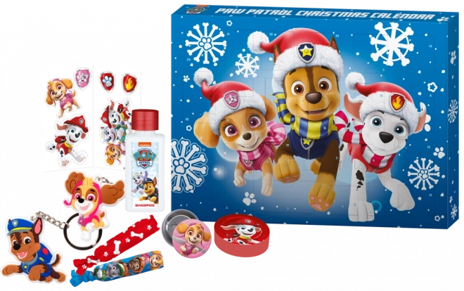 Calendar de advent cosmetic pentru copii Paw Patrol