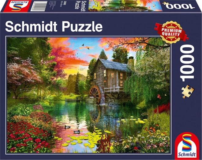 Puzzle Schmidt Moara de apă 1000 piese