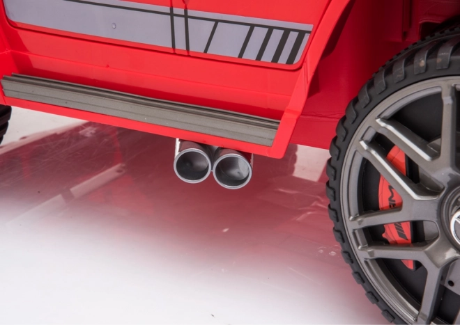 Mașină cu acumulator pentru copii Mercedes G63 roșie