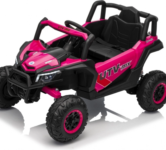 Automobil electric pentru copii Buggy Madman UTV-MX roz