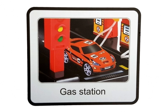 Garaj de jucărie cu 5 nivele și lift cu lumini