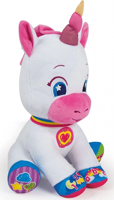 Unicorn interactiv de pluș CLEMENTONI BABY