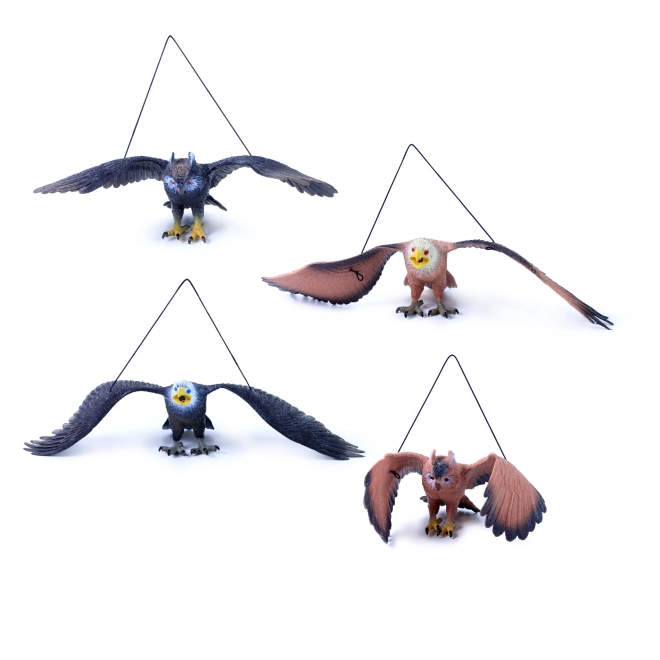 Figurine din plastic Vultur și Bufniță cu sunet